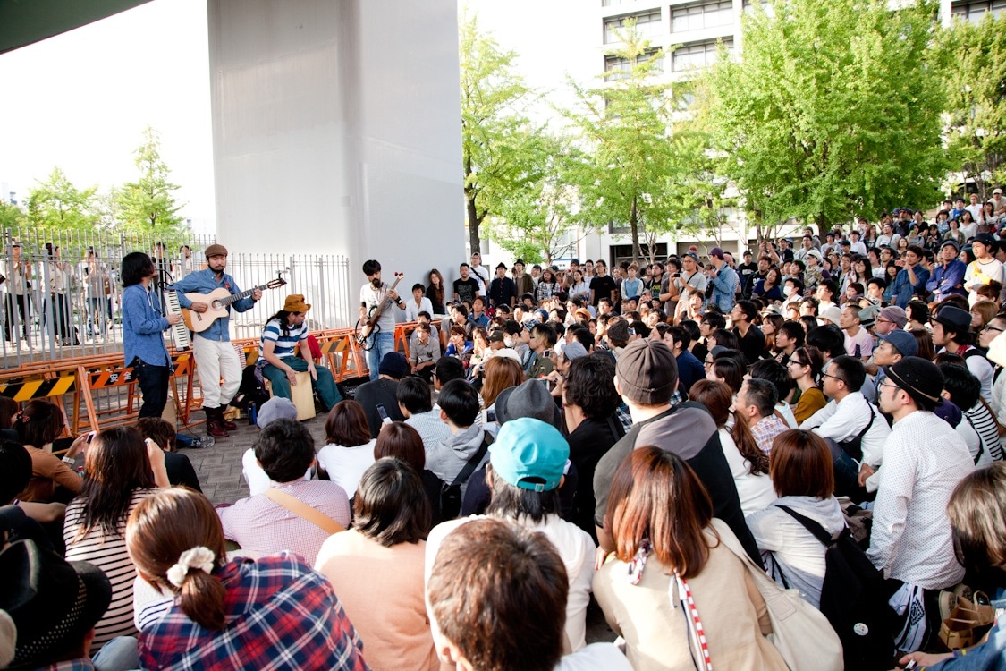 10月8日に行われた「ゲリラでごきげんよう！ツアー」名古屋編の模様。