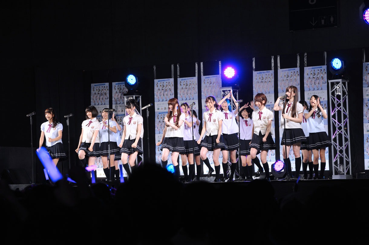 ミニライブの様子。