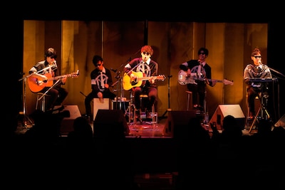 アコースティックライブの模様。