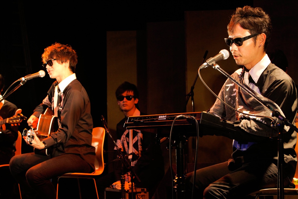 アコースティックライブの模様。