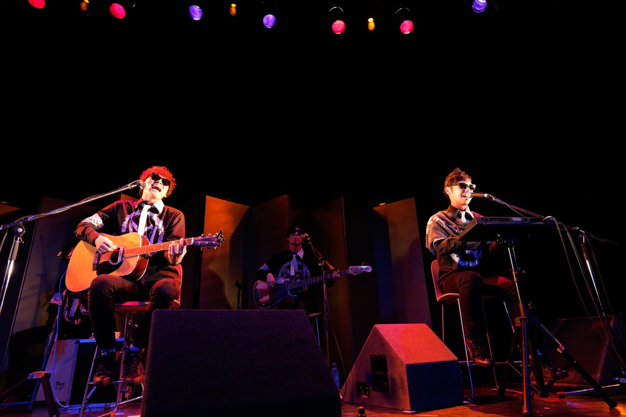 アコースティックライブの模様。