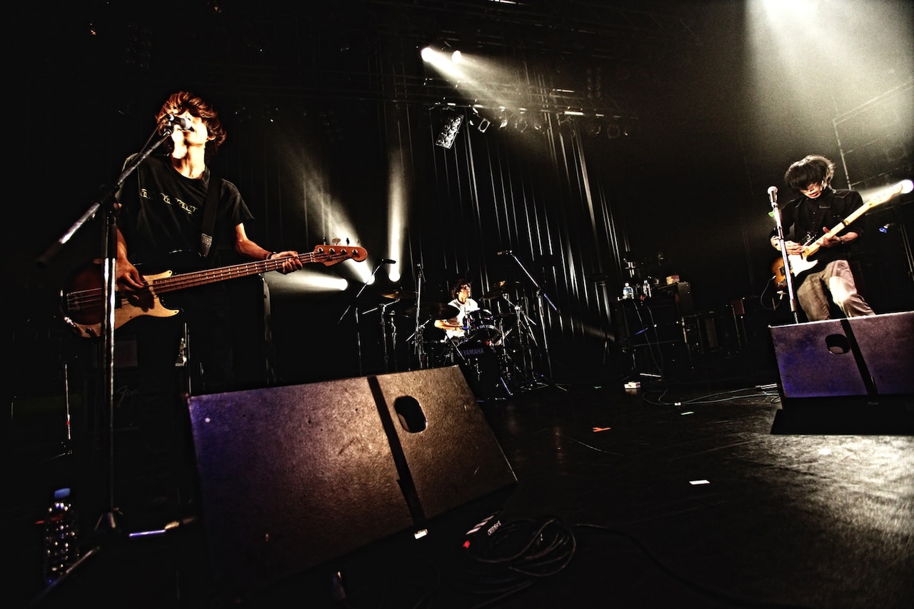 the cabsのライブ写真。
