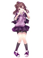 ギャグセンスがある変人（パープル / お笑い担当）のイメージイラスト。