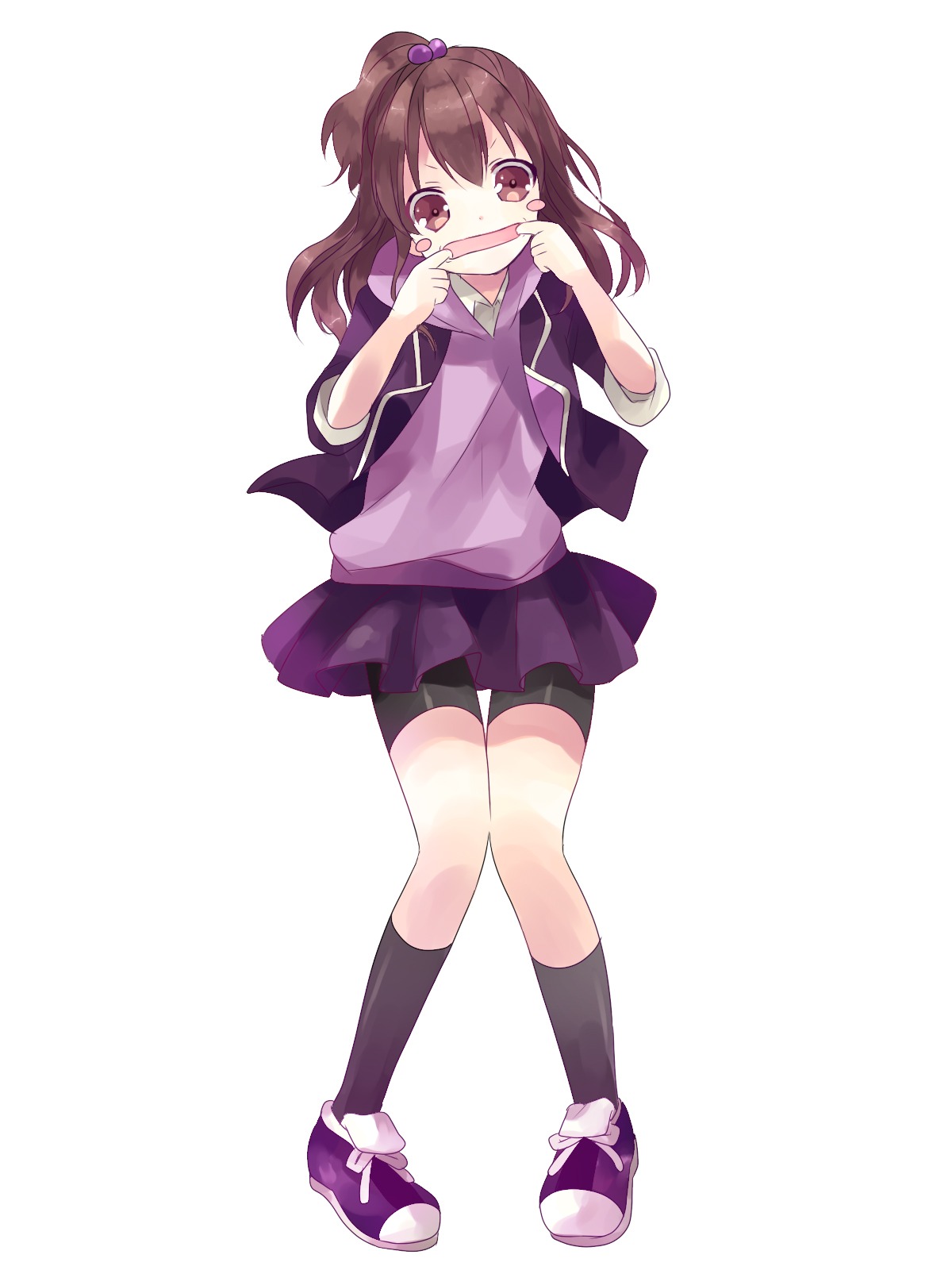 ギャグセンスがある変人（パープル / お笑い担当）のイメージイラスト。