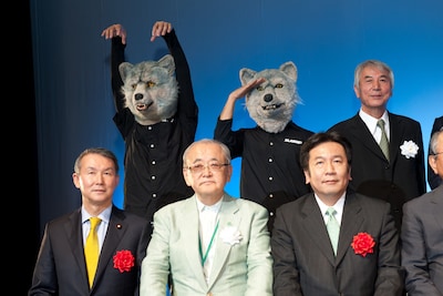 Kamikaze Boy、Jean-Ken Johnny（写真後列左から）