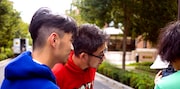 「JYANAI? feat. 鎮座DOPENESS」ビデオクリップの撮影風景。