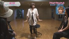 AKB48「ポニーテールとシュシュ」にはザ・ドリフターズの“ヒゲダンス”が取り入れられていることを明かす牧野アンナ。