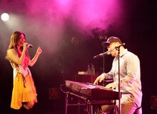 傳田真央と末光篤。