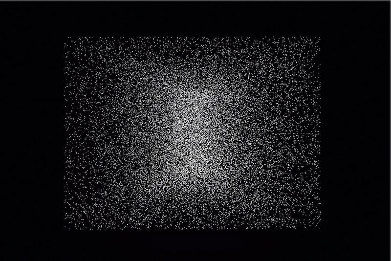 「datamatics [ver.2.0]」の映像の一部。