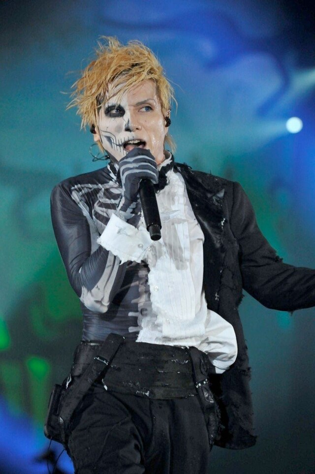 凝ったメイクも目を引いたAcid Black Cherry。（撮影：今元秀明、田中和子）