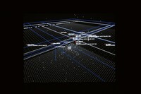 「datamatics [ver.2.0]」の映像の一部。