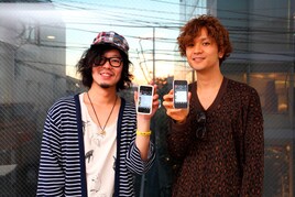the telephones石毛とBIGMAMA金井が音楽アプリ体験
