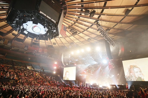 3月25日（現地時間）に行われたMadison Square Garden公演の模様。