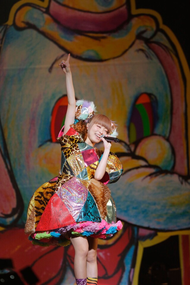 11月6日に東京・日本武道館で行われたきゃりーのワンマンライブの様子。（撮影：上飯坂一）