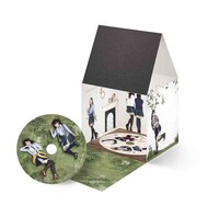 AKB48「永遠プレッシャー」に付属する「女子寮クラフトパッケージ」組み立てイメージ画像。