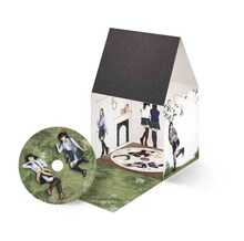 AKB48「永遠プレッシャー」に付属する「女子寮クラフトパッケージ」組み立てイメージ画像。