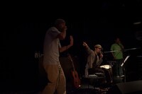 左から田我流、七尾旅人、やけのはら（Photo by Ryo Mitamura）