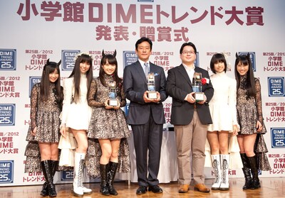 ももいろクローバーZ、北海道日本ハムファイターズの監督・栗山英樹、NHN Japanの執行役員・舛田淳。