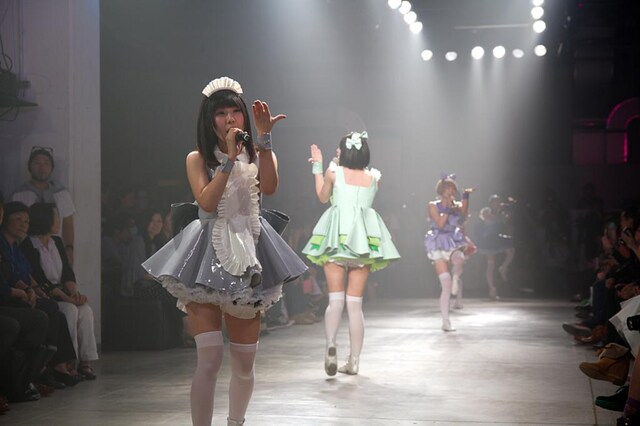 11月9日に台北市内で行われたファッションイベントの模様。