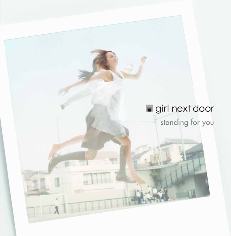 girl next door「standing for you」CD盤ジャケット
