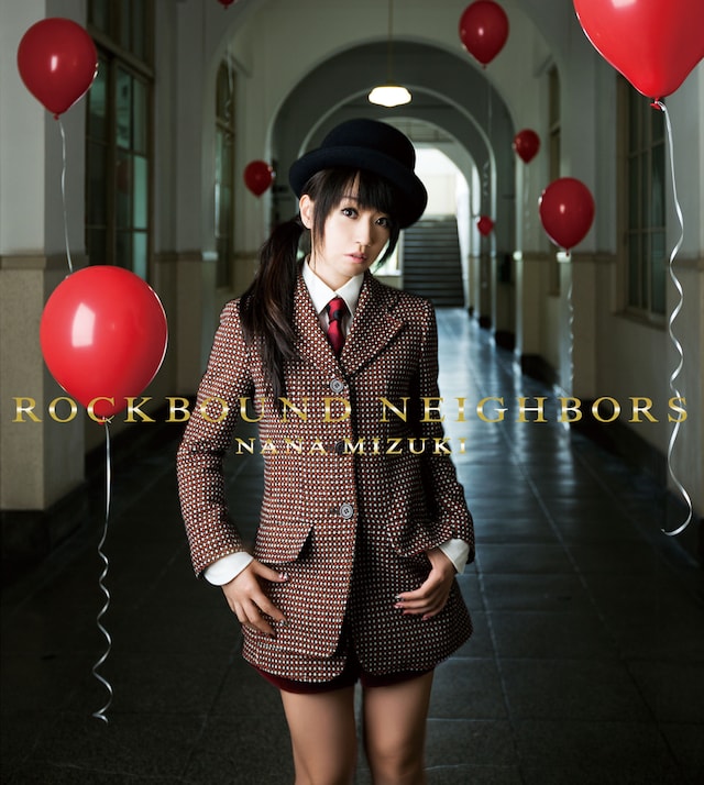 水樹奈々「ROCKBOUND NEIGHBORS」初回限定盤CD+Blu-rayジャケット