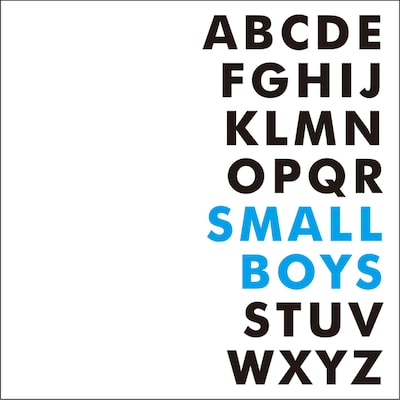 Small Boys「ABCDEFGHIJKLMNOPQRSTUVWXYZ」ジャケット