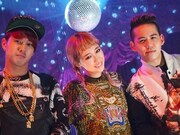 収録時の加藤ミリヤ×清水翔太×SHUN。