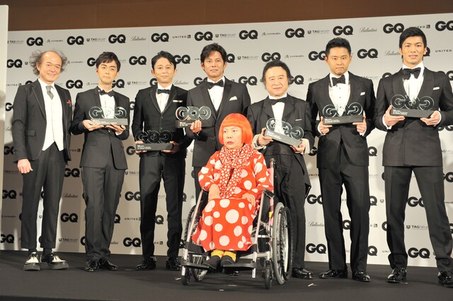 「GQ Men of the Year 2012」授賞式の模様。