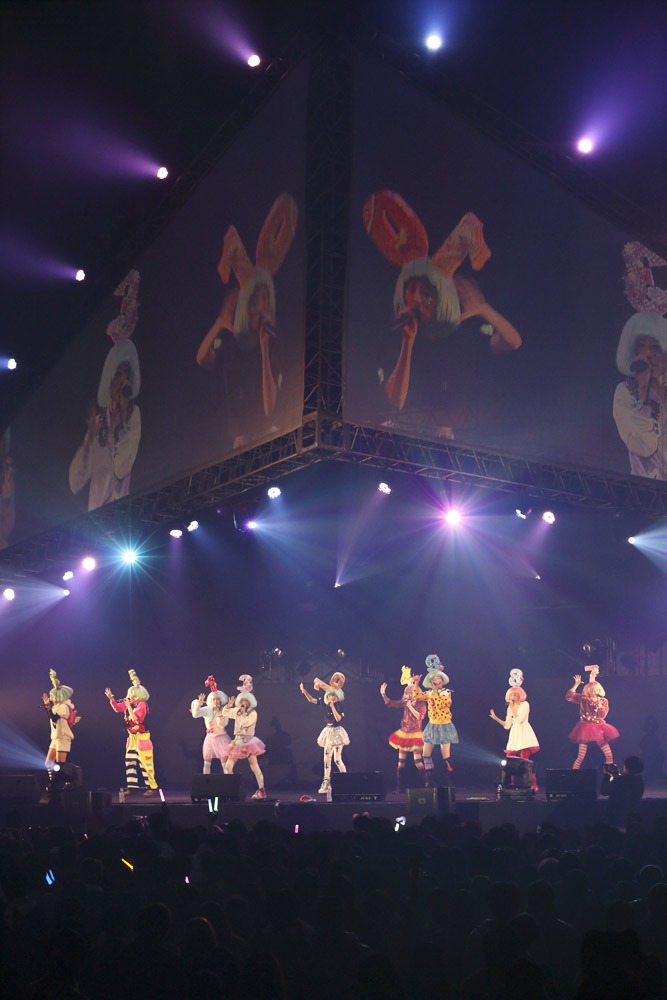 「GUN★MASTER FES.」のエビ中のパフォーマンスの模様。