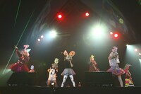 「GUN★MASTER FES.」のエビ中のパフォーマンスの模様。