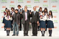 HTC NIPPONプレスイベント「HTC J butterfly『ひとめ惚れ』されるものづくりへの挑戦」の様子。