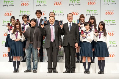HTC NIPPONプレスイベント「HTC J butterfly『ひとめ惚れ』されるものづくりへの挑戦」の様子。