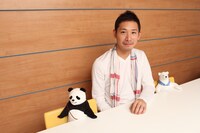 パンダくん、ミト、シロクマくん（写真左から）の3ショット。