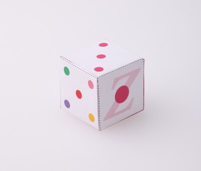 ももいろクローバーZ「遊べる！すごろくBOOK」用サイコロ