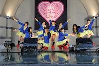 フリーライブの様子。