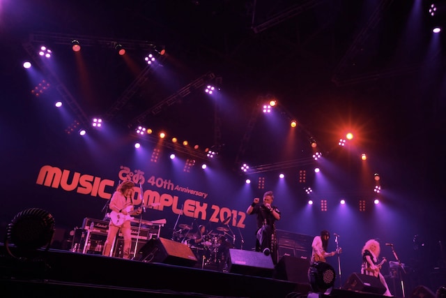 強烈なMCでオーディエンスを沸かせた筋肉少女帯。