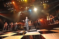 「在日ファンク『連絡』発売記念ツアー」の模様。 (C)高田梓