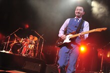 「在日ファンク『連絡』発売記念ツアー」の模様。 (C)高田梓