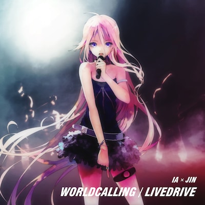 IA×じん「ワールド・コーリング / LIVEDRIVE」ジャケット