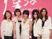 トーク収録後のプリンセス プリンセス。