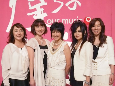 トーク収録後のプリンセス プリンセス。