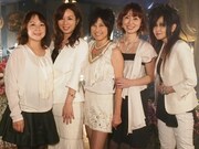 スタジオライブ収録後のプリンセス プリンセス。