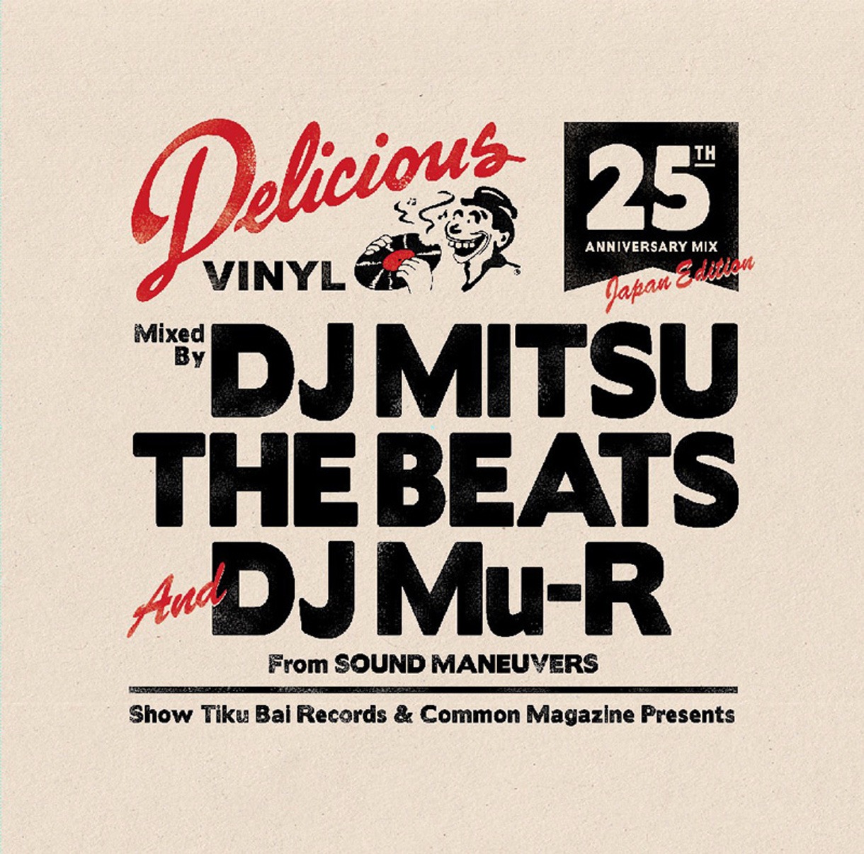 DJ MITSU THE BEATS & DJ Mu-R「Delicious Vinyl 25th Anniversary Mix CD (Japan Edition)」ジャケット