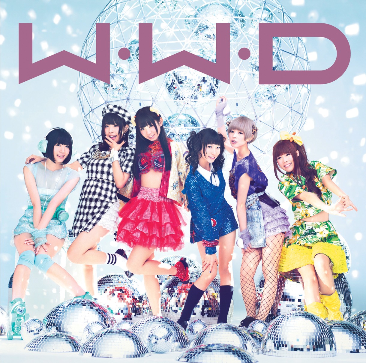 でんぱ組.inc「W.W.D / 冬へと走りだすお！」初回限定盤Bジャケット