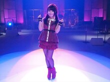 「Lovely Fruit」収録時の水樹奈々。