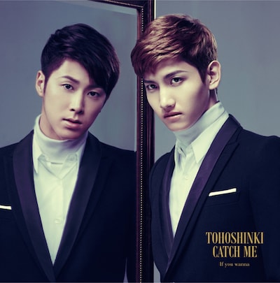 東方神起「Catch Me -If you wanna-」CD+DVD初回限定盤ジャケット