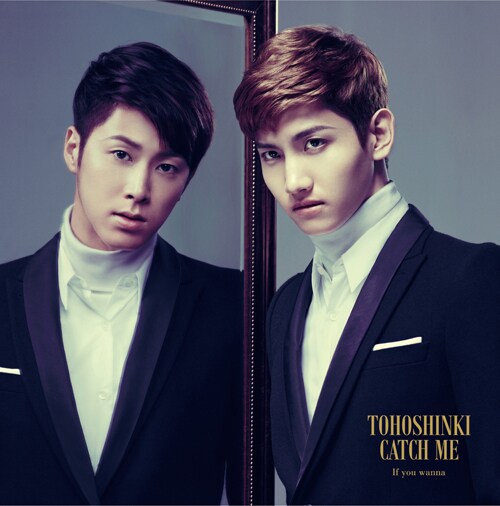 東方神起「Catch Me -If you wanna-」CD+DVD初回限定盤ジャケット