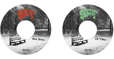 grooveman Spot「One Snow / CB Xmas」のレーベル面。