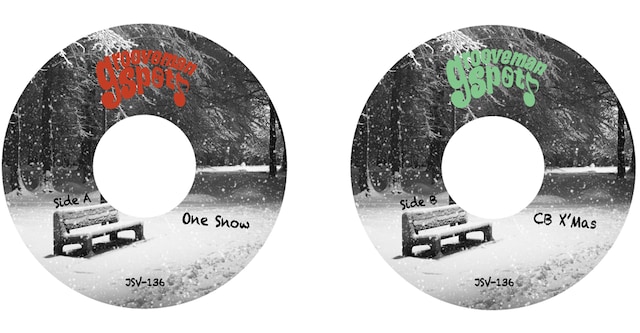 grooveman Spot「One Snow / CB Xmas」のレーベル面。