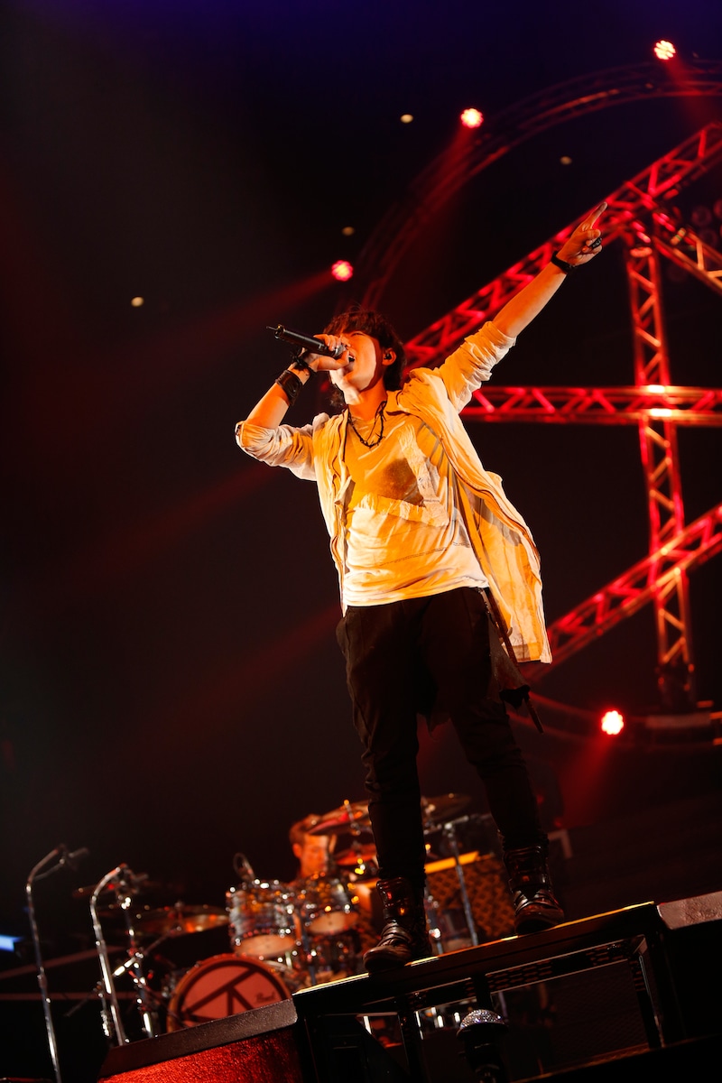 IKE（Vo）（撮影：Tsukasa Miyoshi）